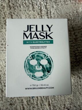 Bruun Beauty Jelly Mask with Electrolytes - Teal Green